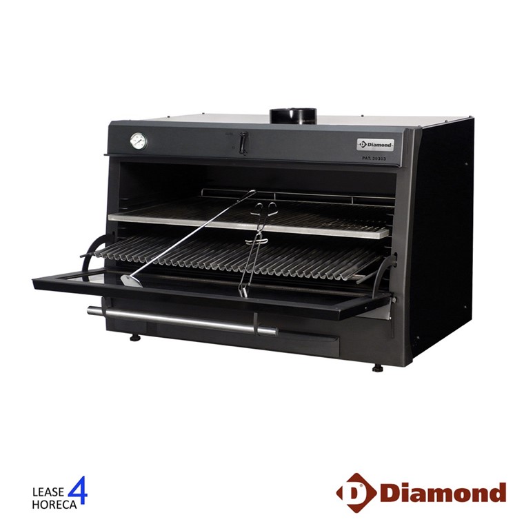 Charcoal Oven 60 kg (CBQ-120-BK zwart)